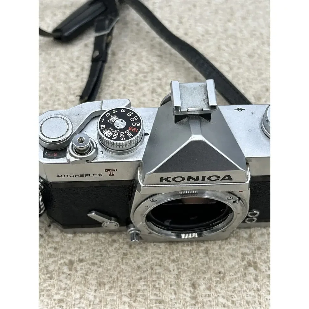 Konica Autoreflex T 35MM SLR FILM CAMERA Body - Untested